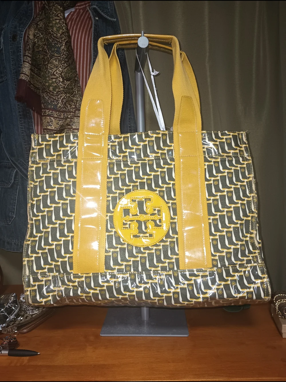 Tory Burch bright yellow